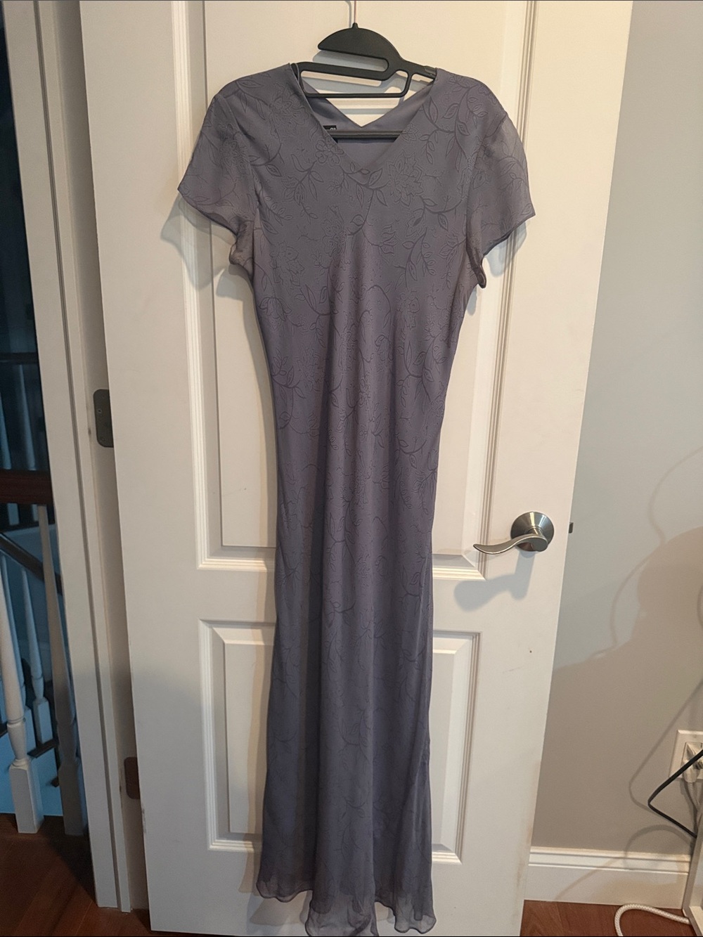 INC International Concepts Dusty Lavender Floral Maxi Dress